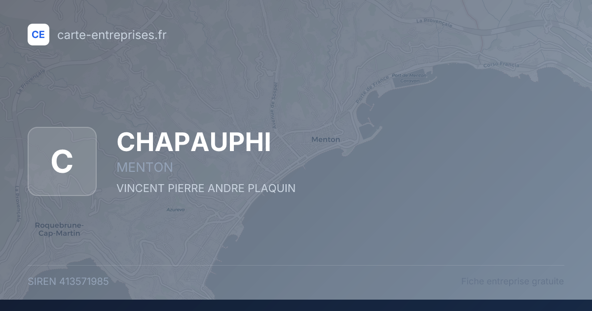 CHAPAUPHI — 413571985 — fiche entreprise