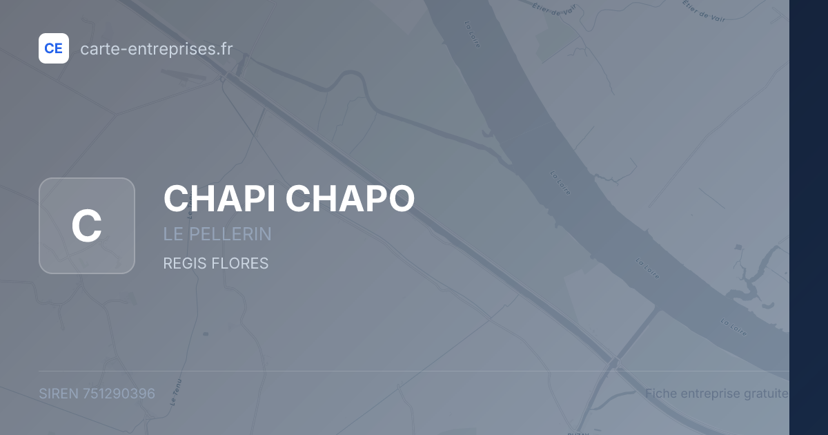 CHAPI CHAPO — 751290396 — fiche entreprise
