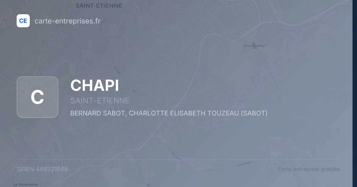 CHAPI — 448221648 — fiche entreprise