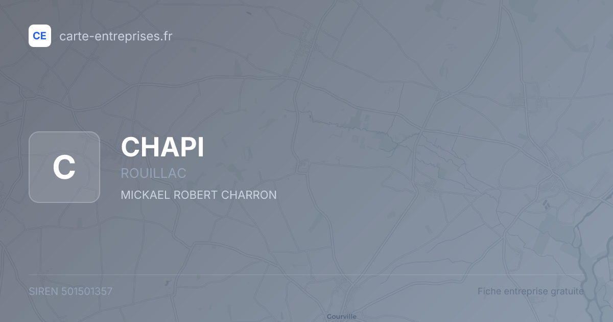CHAPI — 501501357 — fiche entreprise