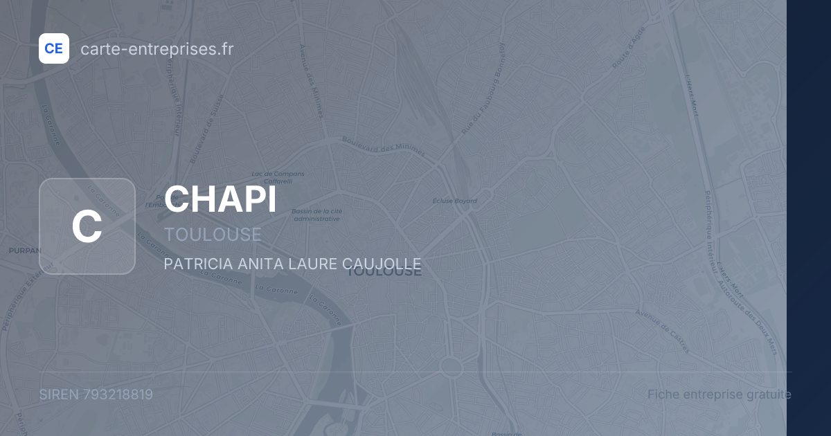 CHAPI — 793218819 — fiche entreprise