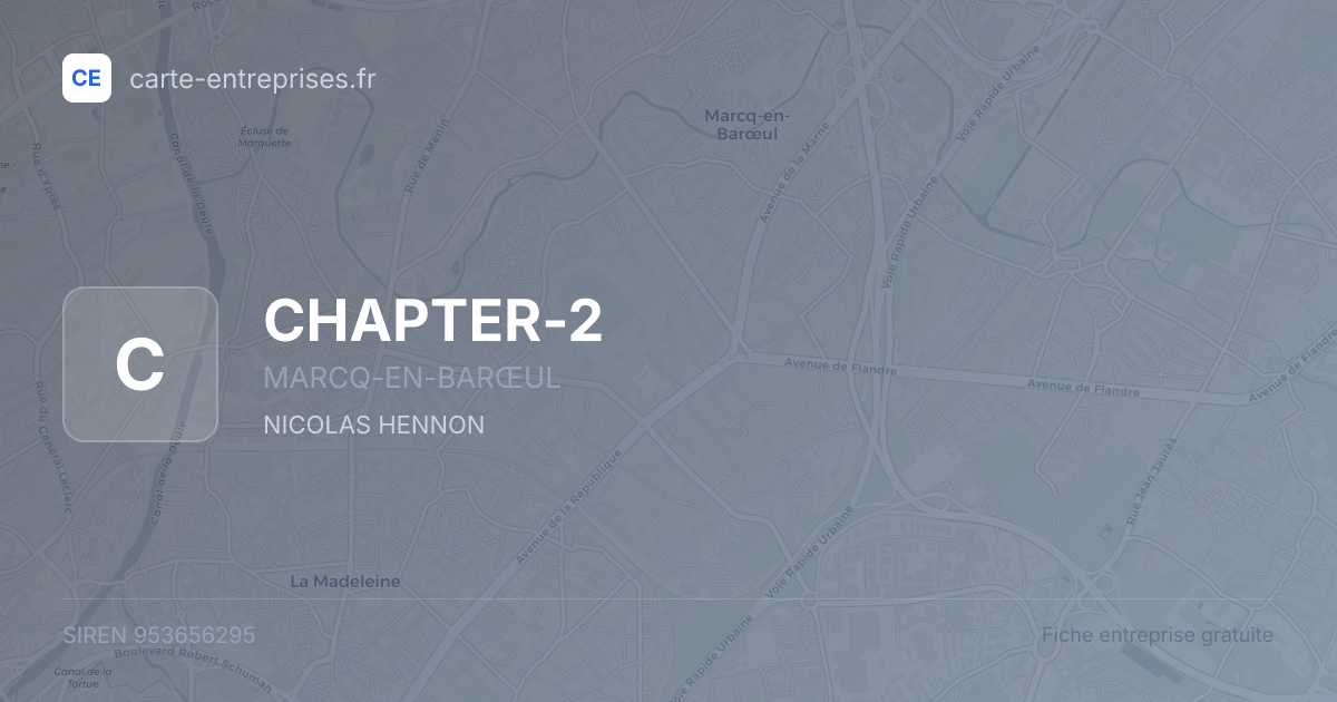 CHAPTER-2 — 953656295 — fiche entreprise