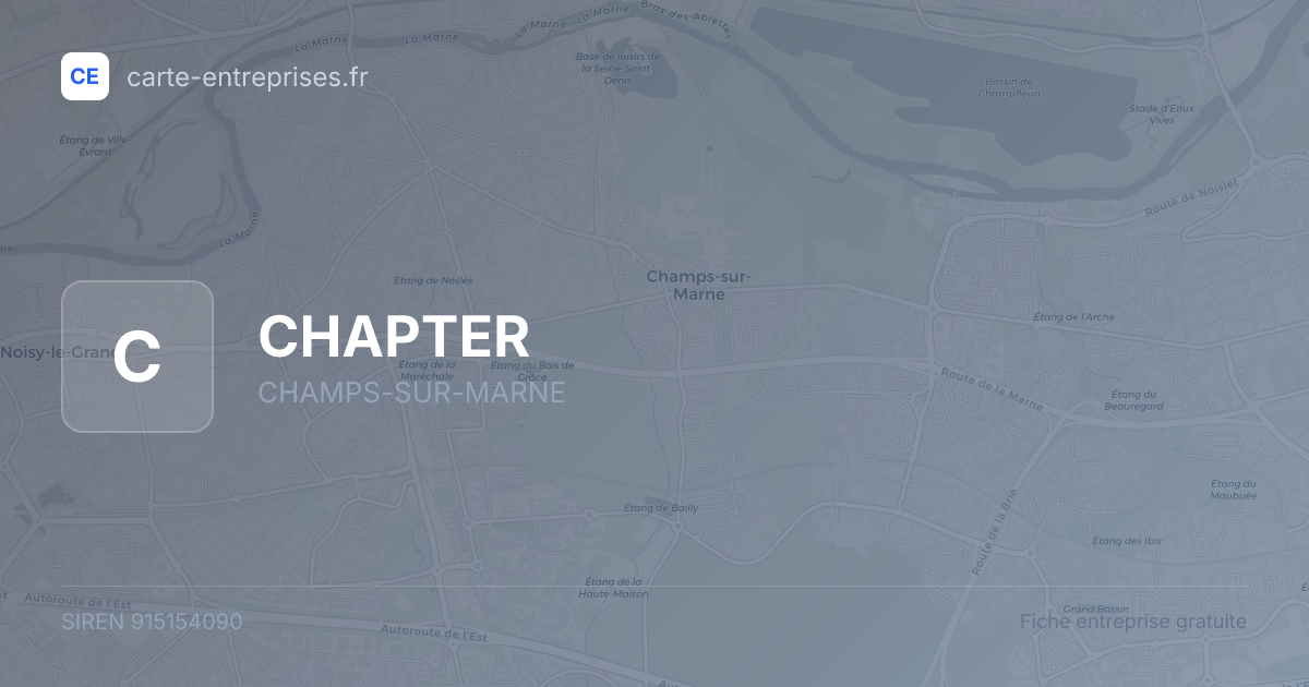 CHAPTER — 915154090 — fiche entreprise