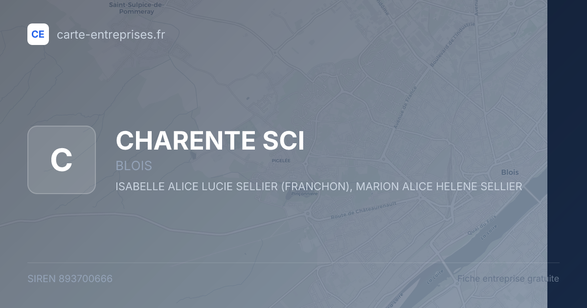 CHARENTE SCI — 893700666 — fiche entreprise