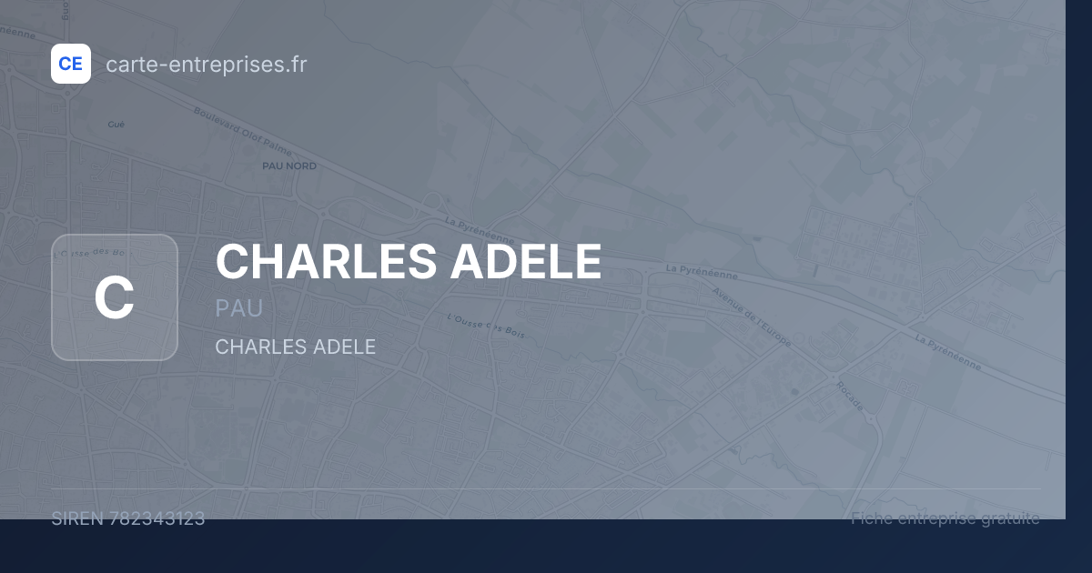 CHARLES ADELE — 782343123 — fiche entreprise