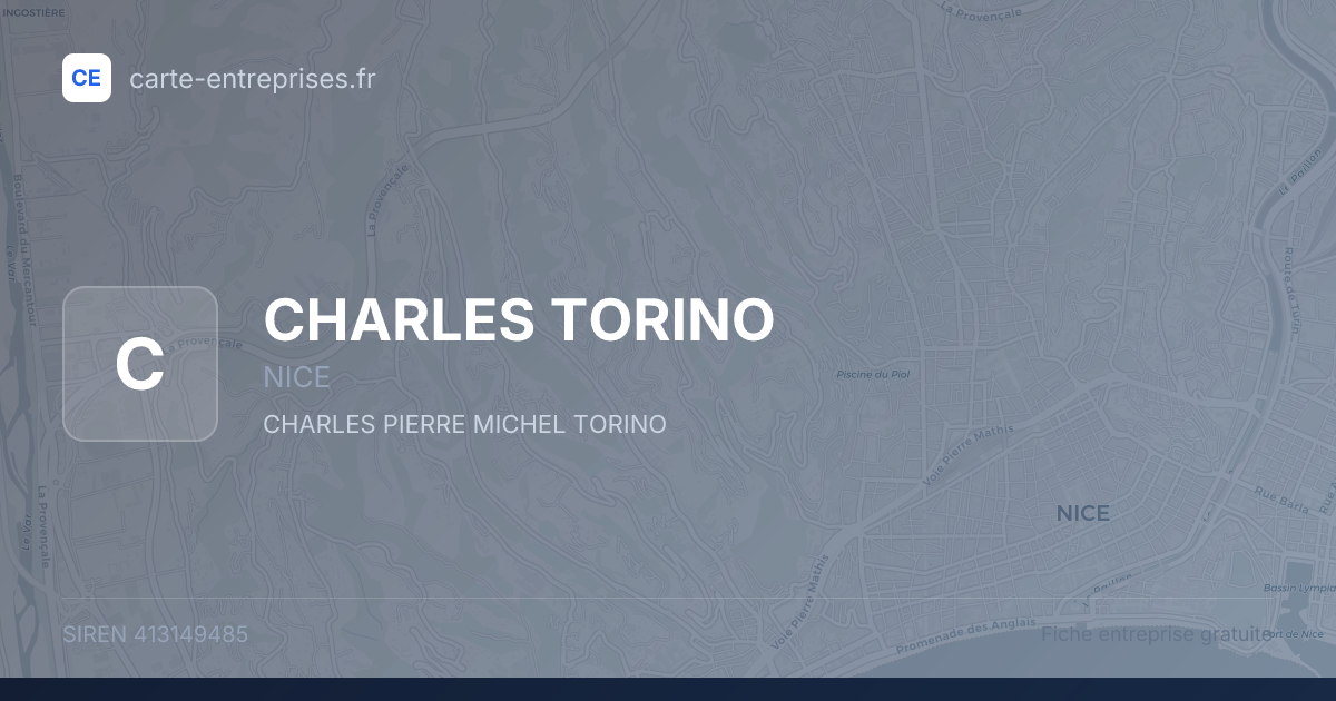CHARLES TORINO — 413149485 — fiche entreprise