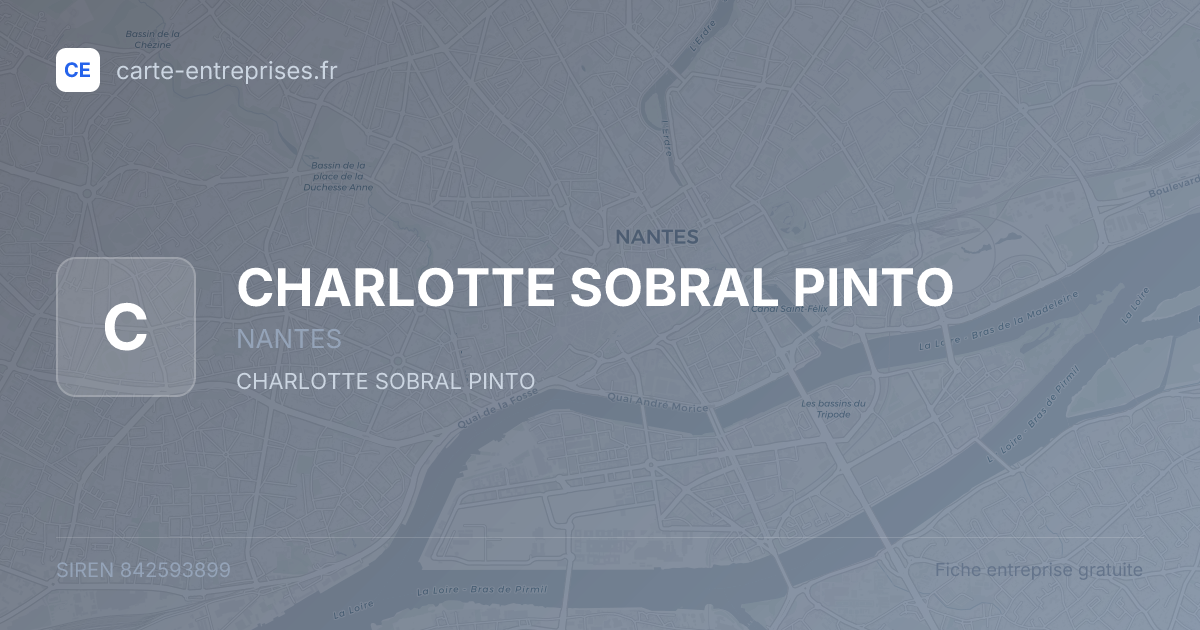 CHARLOTTE SOBRAL PINTO — 842593899 — fiche entreprise