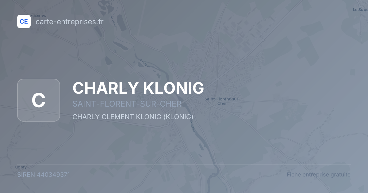 CHARLY KLONIG — 440349371 — fiche entreprise