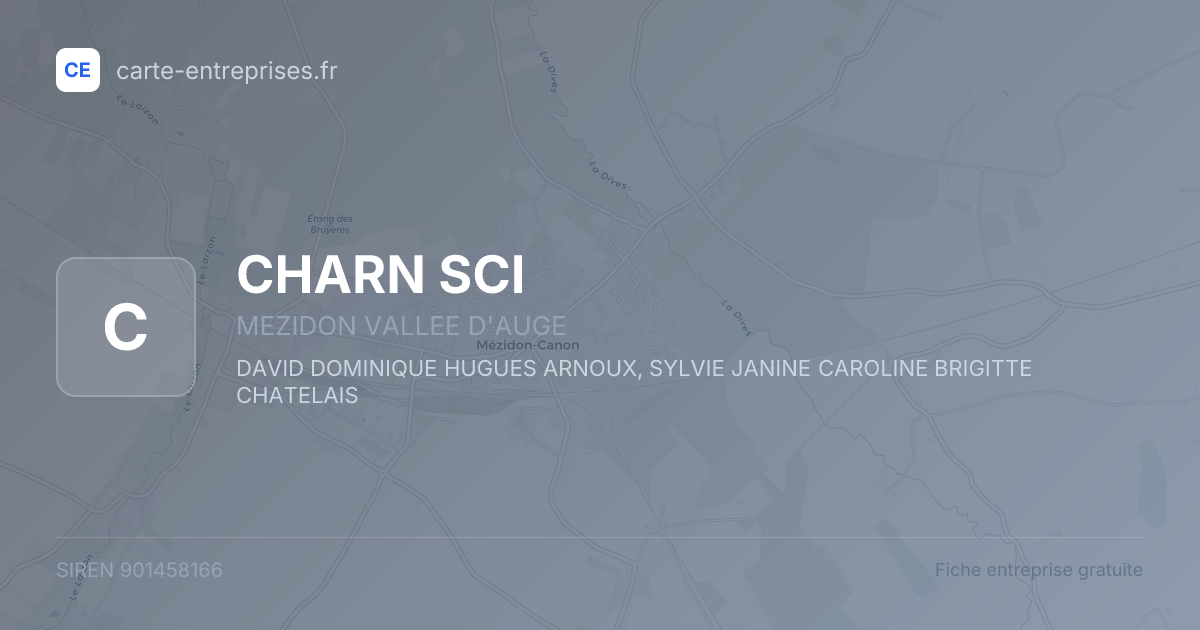CHARN SCI — 901458166 — fiche entreprise