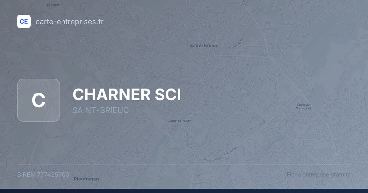 CHARNER SCI — 777455700 — fiche entreprise
