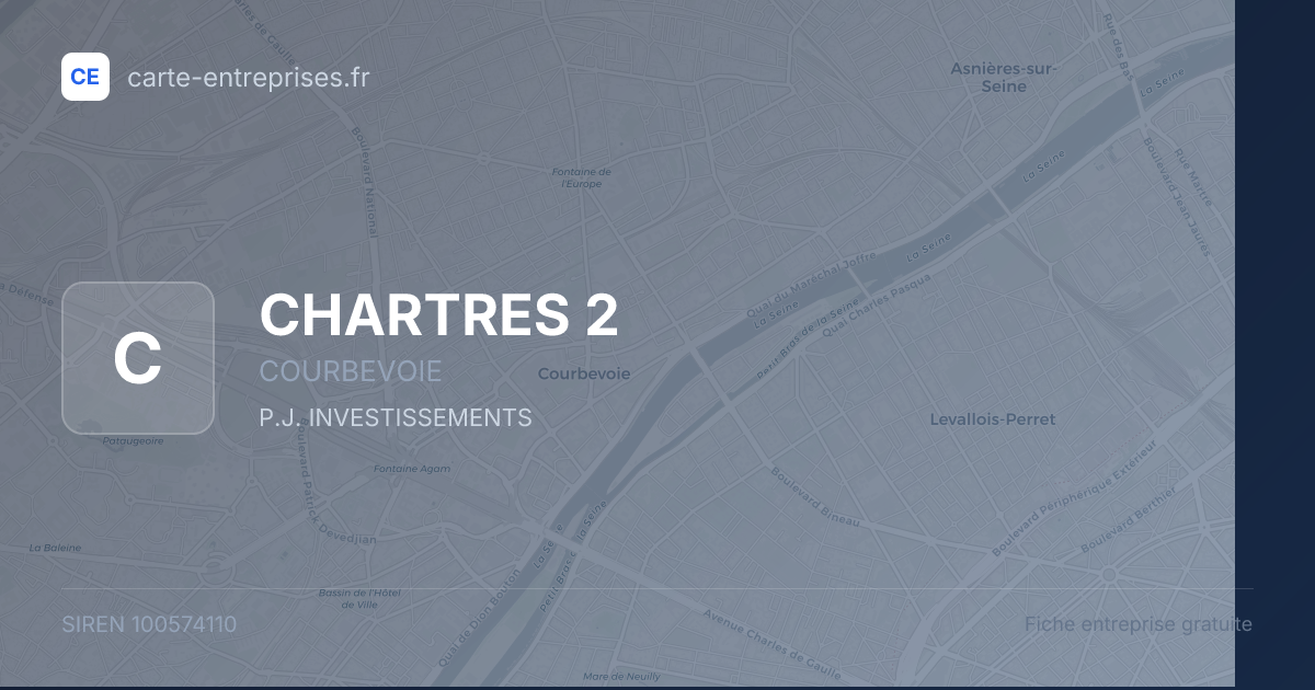 CHARTRES 2 — 100574110 — fiche entreprise