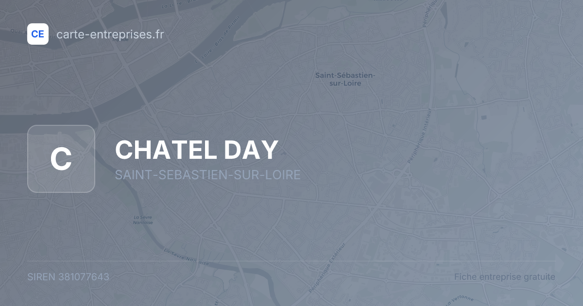 CHATEL DAY — 381077643 — fiche entreprise