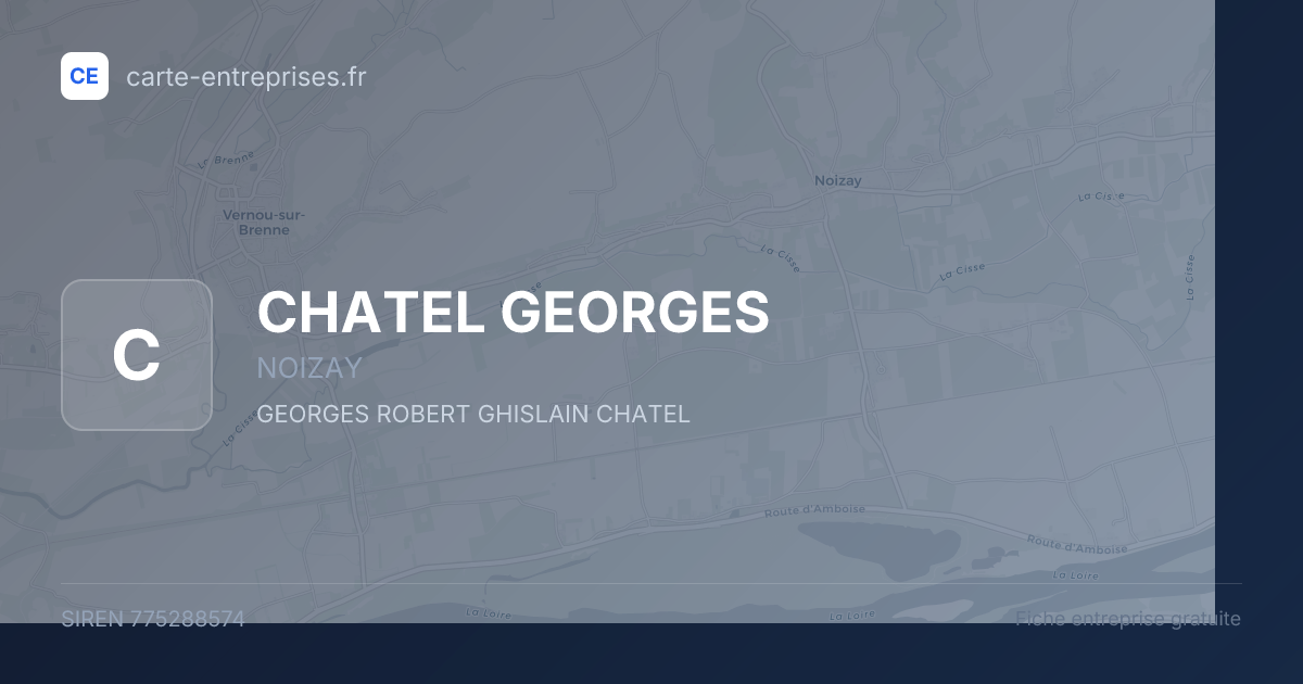 CHATEL GEORGES — 775288574 — fiche entreprise