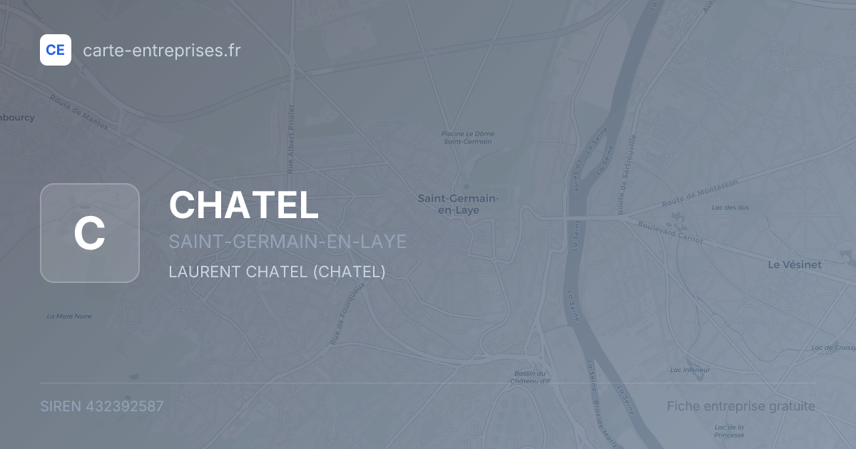 CHATEL — 432392587 — fiche entreprise