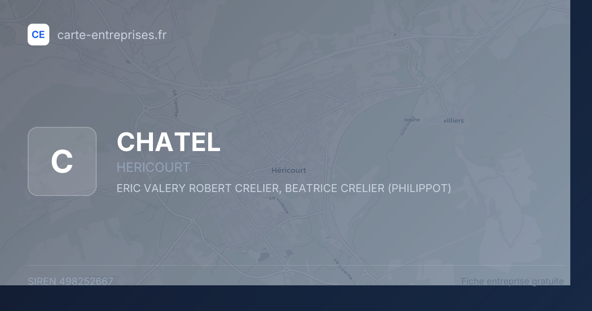 CHATEL — 498252667 — fiche entreprise