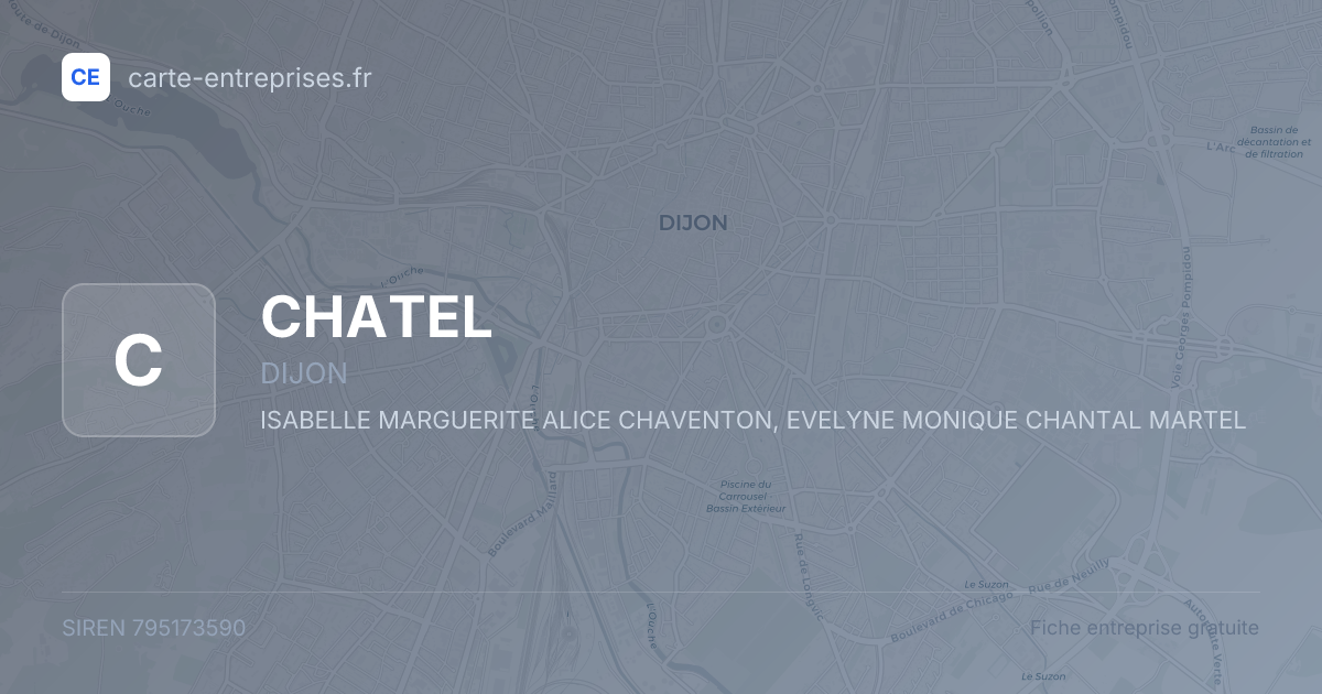 CHATEL — 795173590 — fiche entreprise