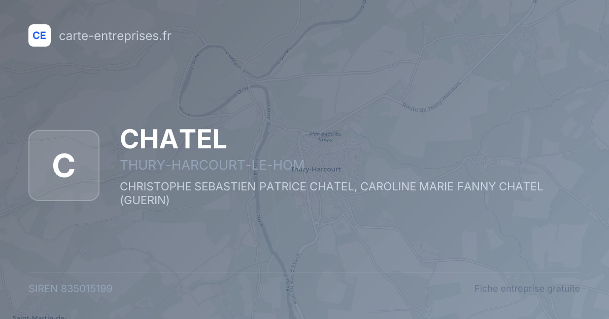 CHATEL — 835015199 — fiche entreprise