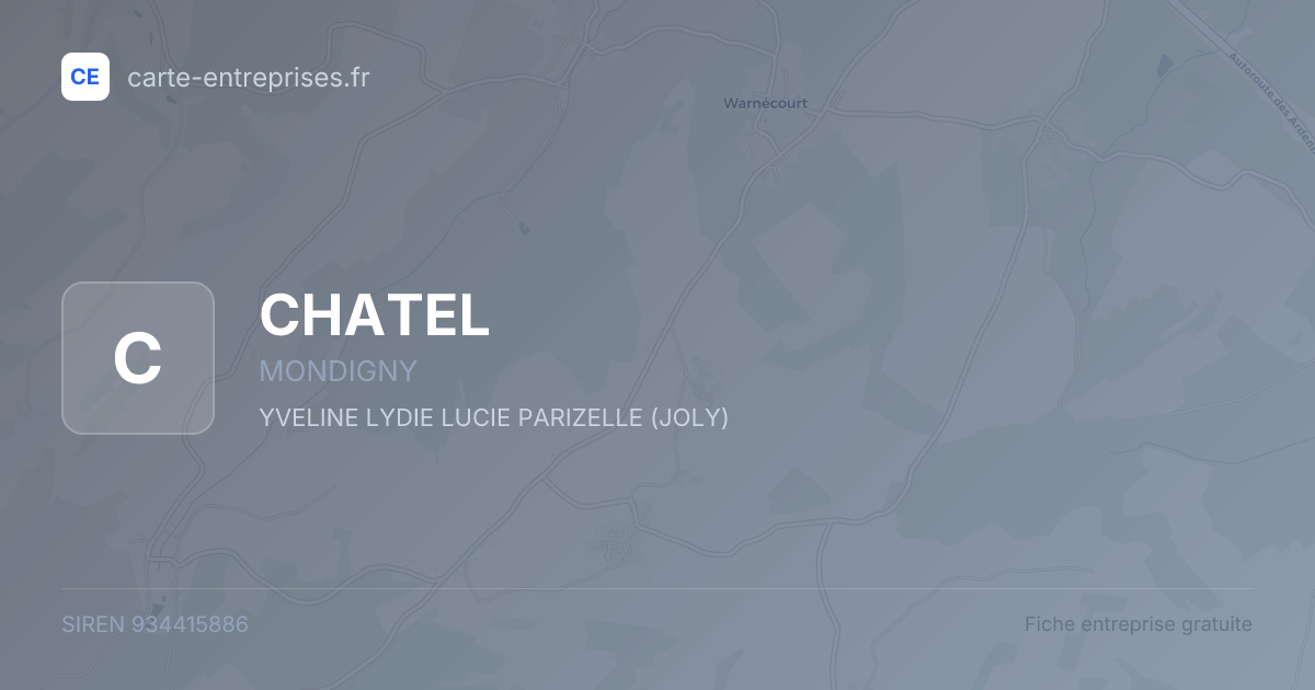 CHATEL — 934415886 — fiche entreprise