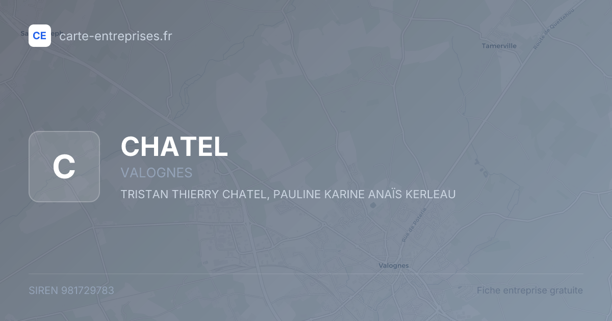 CHATEL — 981729783 — fiche entreprise