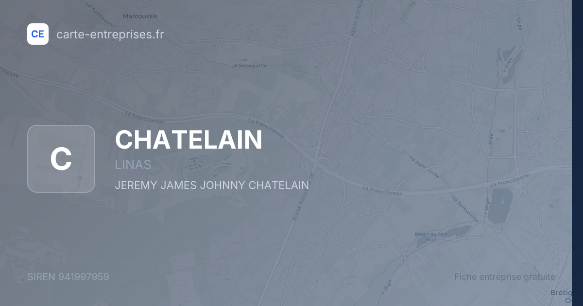 CHATELAIN — 941997959 — fiche entreprise
