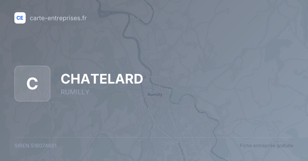 CHATELARD — 518074661 — fiche entreprise