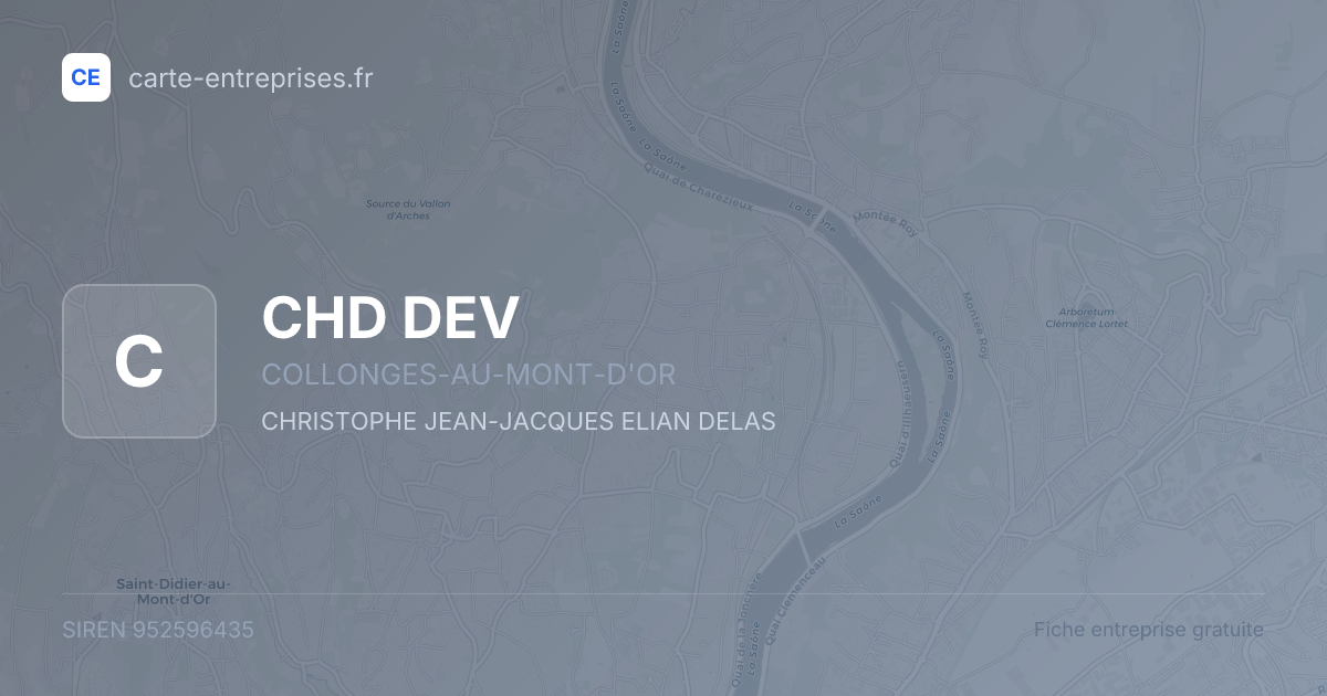 CHD DEV — 952596435 — fiche entreprise