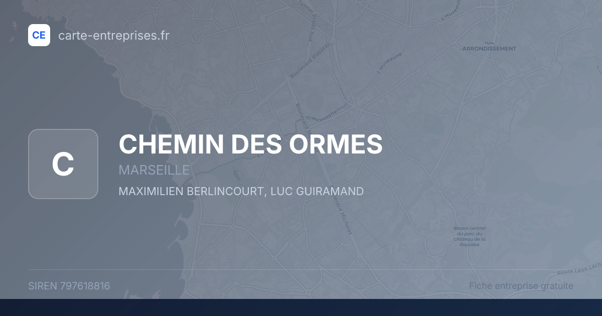 CHEMIN DES ORMES — 797618816 — fiche entreprise