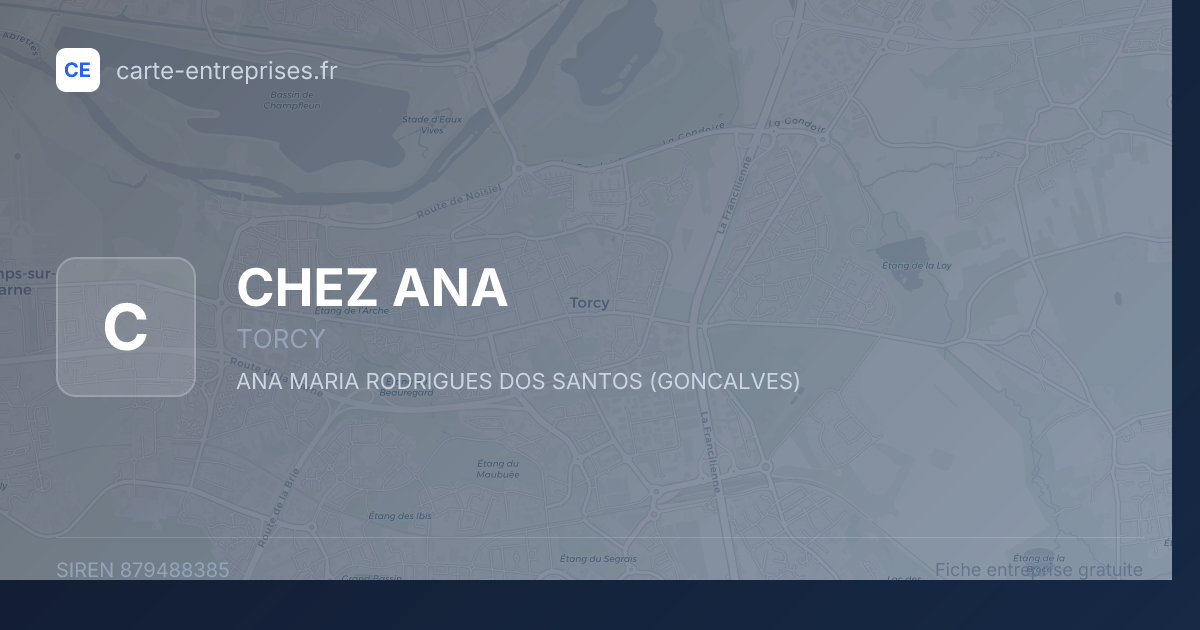 CHEZ ANA — 879488385 — fiche entreprise