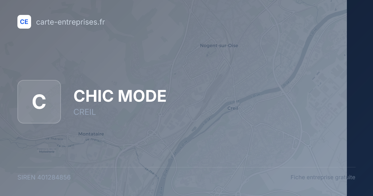 CHIC MODE — 401284856 — fiche entreprise