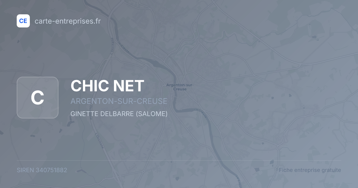 CHIC NET — 340751882 — fiche entreprise