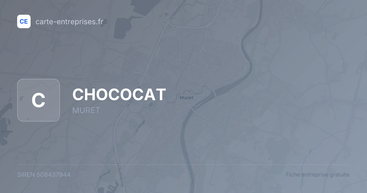CHOCOCAT — 508437944 — fiche entreprise