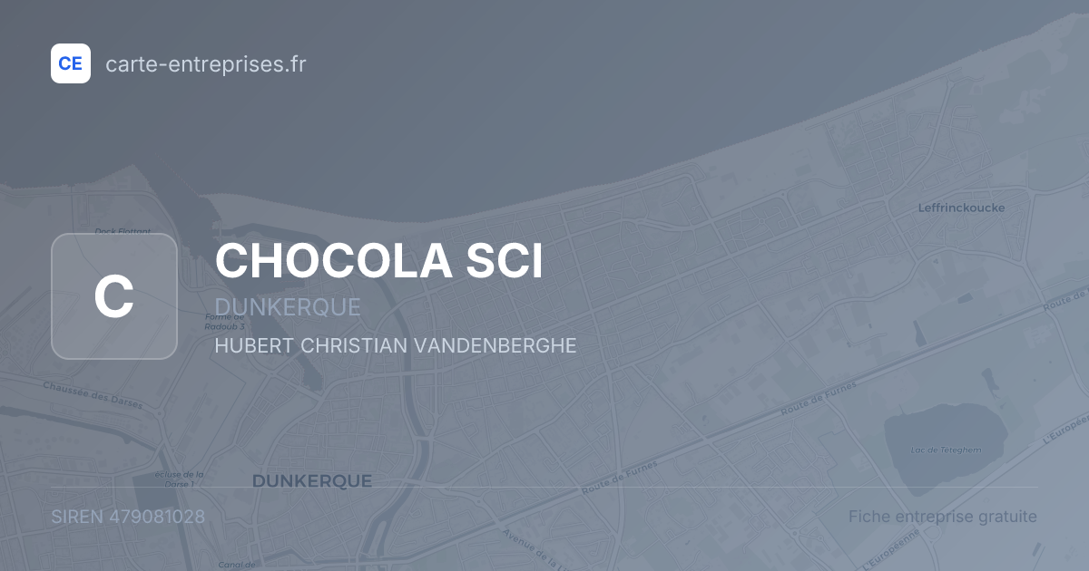 CHOCOLA SCI — 479081028 — fiche entreprise