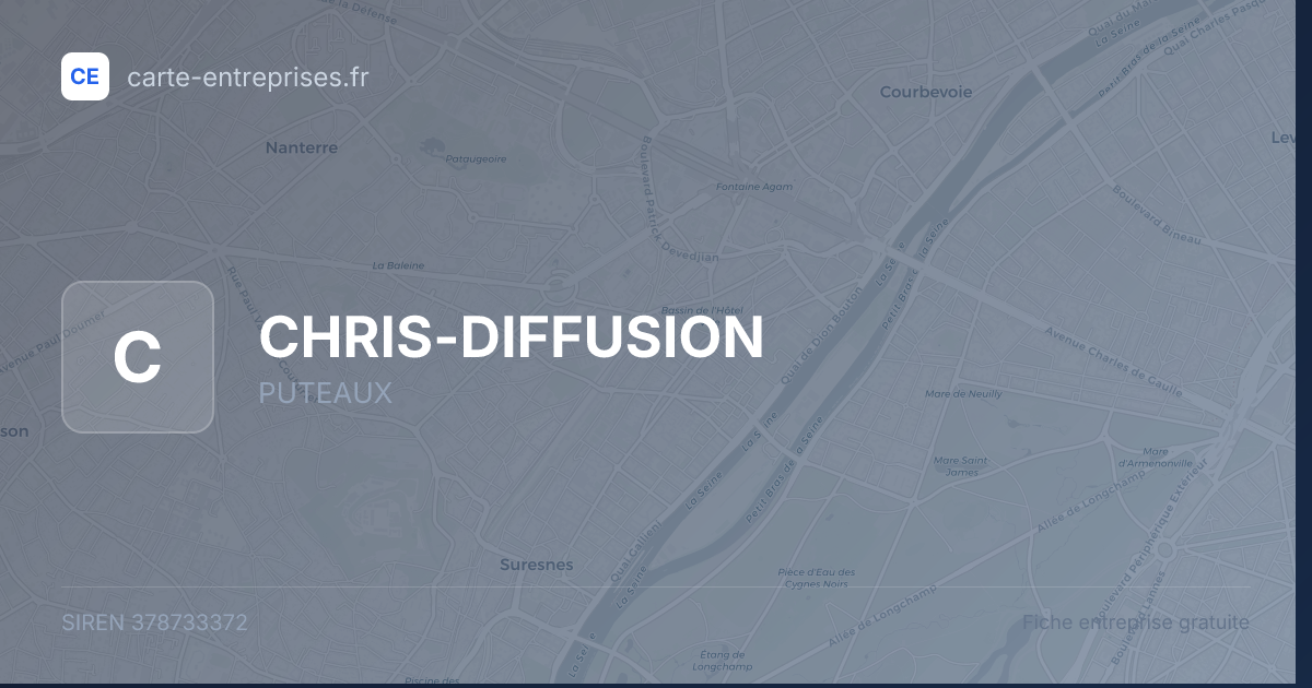 CHRIS-DIFFUSION — 378733372 — fiche entreprise