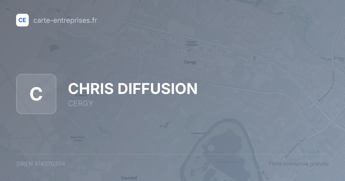 CHRIS DIFFUSION — 414370304 — fiche entreprise