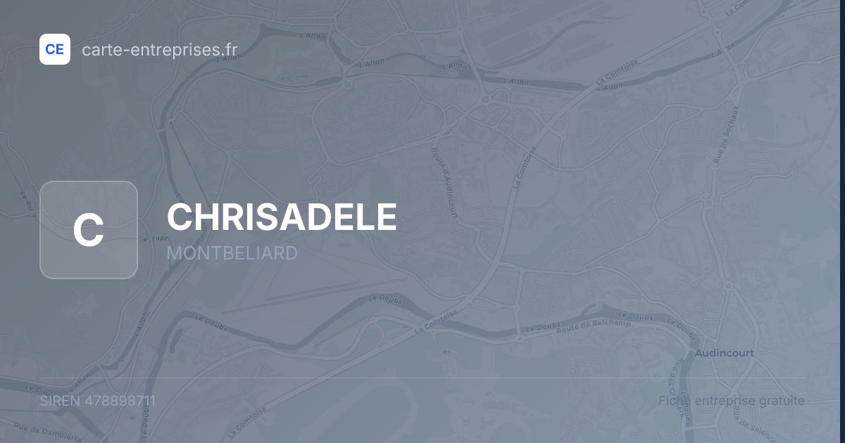 CHRISADELE — 478898711 — fiche entreprise