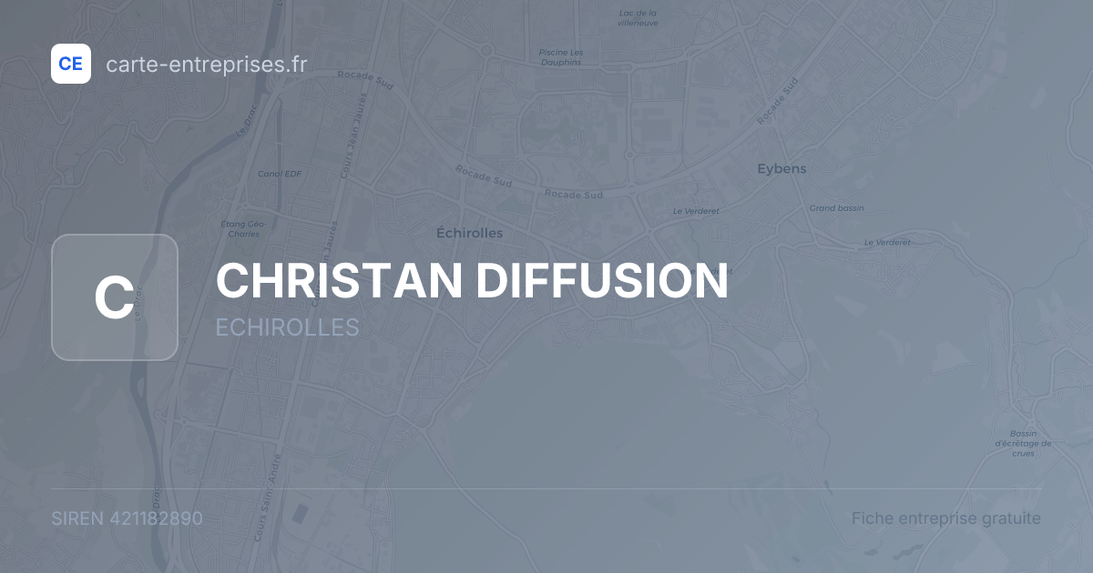 CHRISTAN DIFFUSION — 421182890 — fiche entreprise
