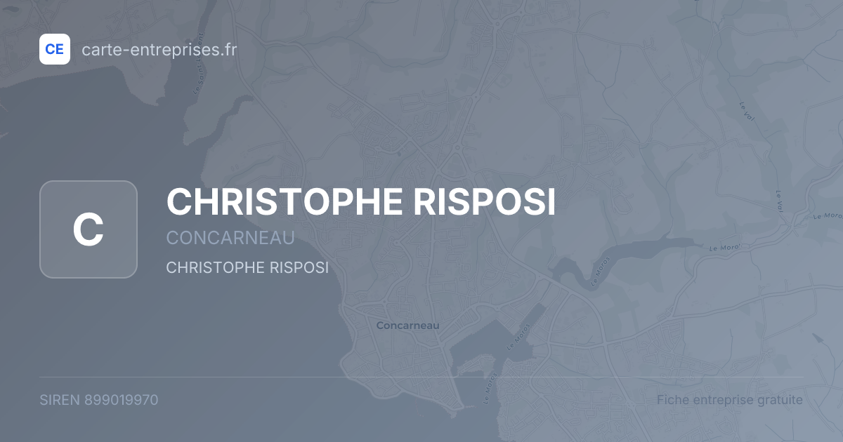 CHRISTOPHE RISPOSI — 899019970 — fiche entreprise