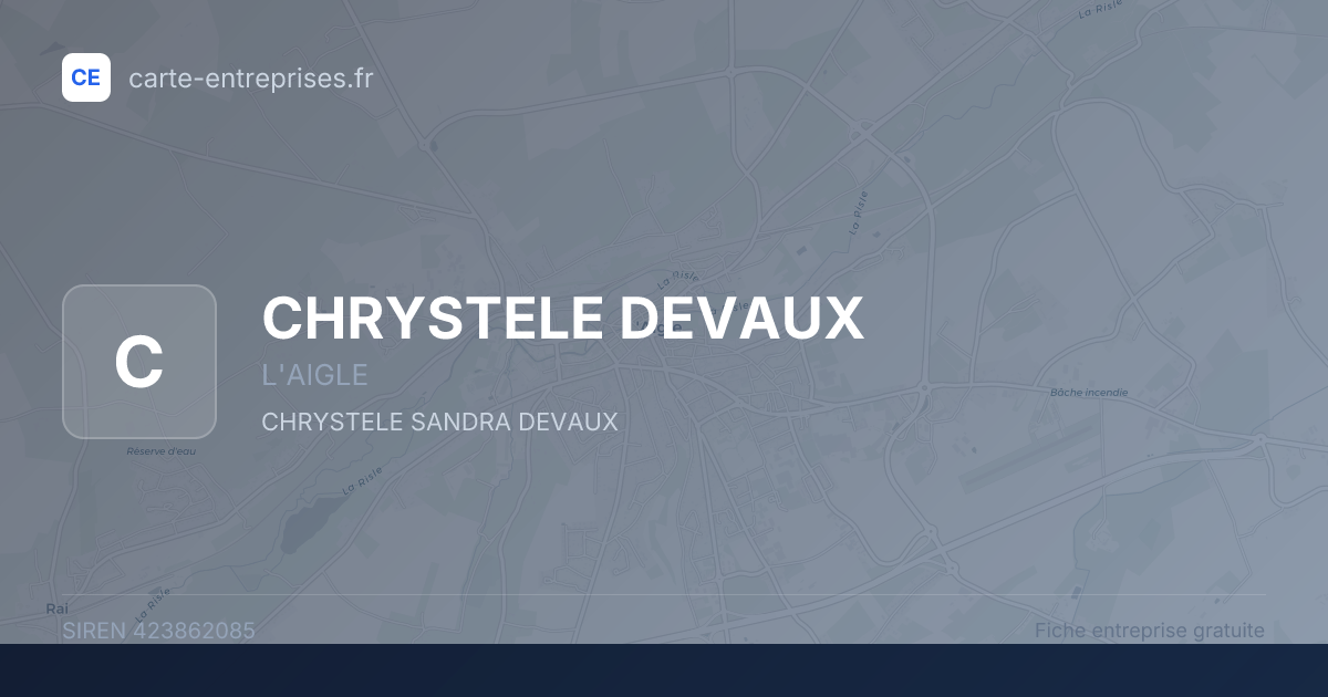 CHRYSTELE DEVAUX — 423862085 — fiche entreprise