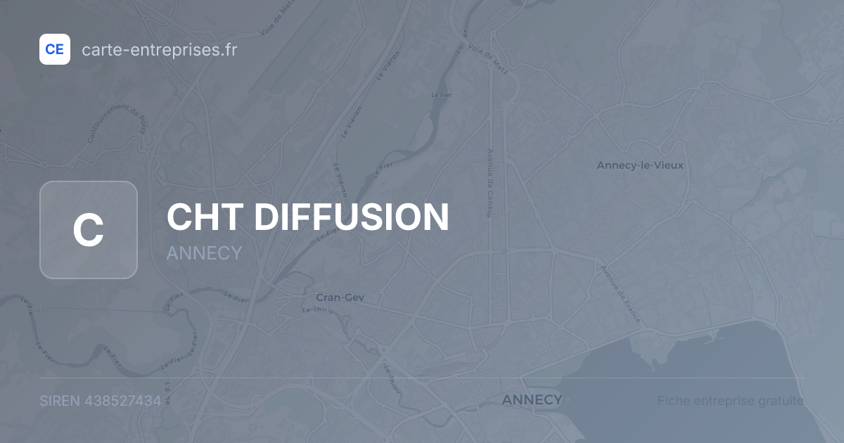 CHT DIFFUSION — 438527434 — fiche entreprise