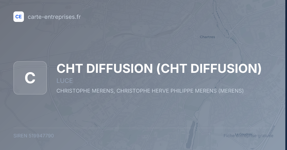 CHT DIFFUSION — 519947790 — fiche entreprise