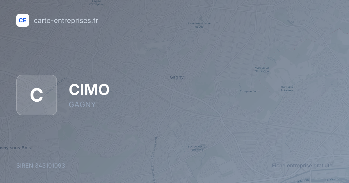 CIMO — 343101093 — fiche entreprise