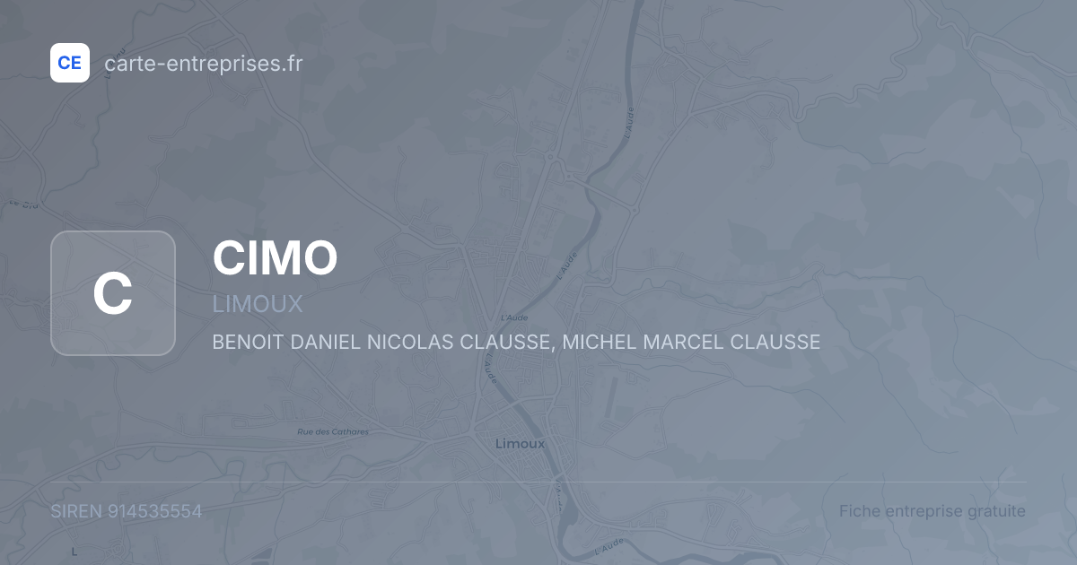 CIMO — 914535554 — fiche entreprise