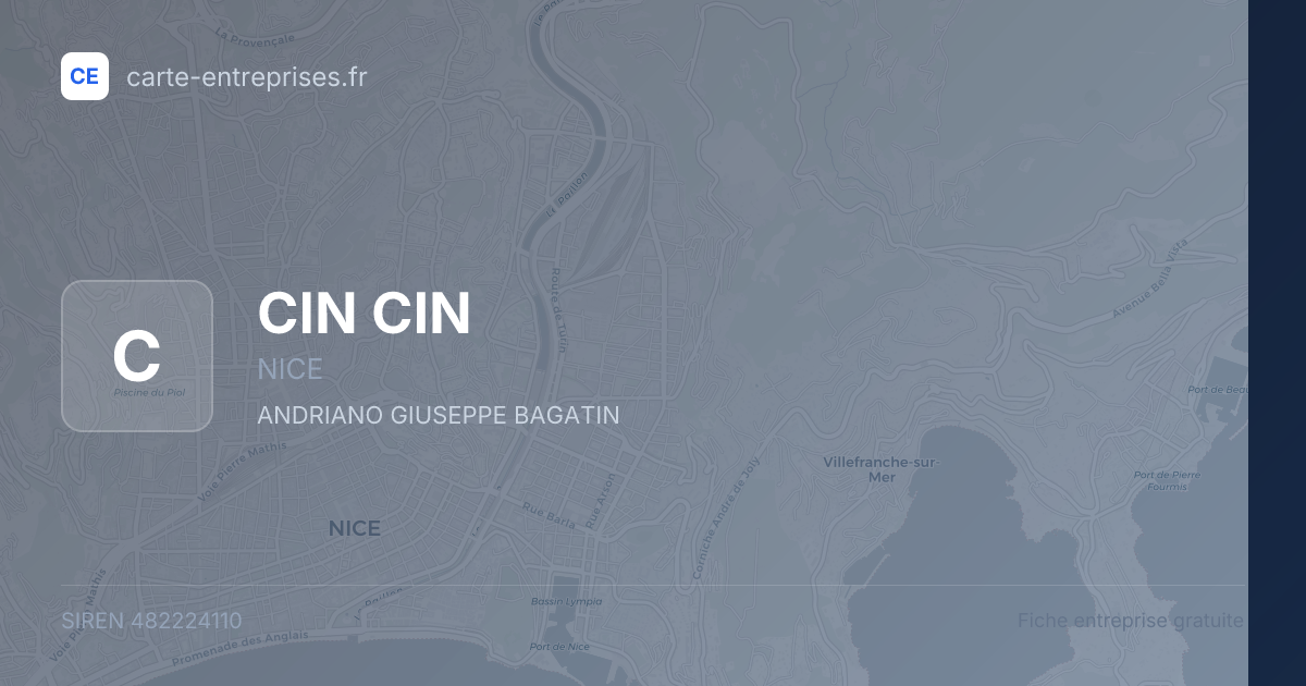 CIN CIN — 482224110 — fiche entreprise