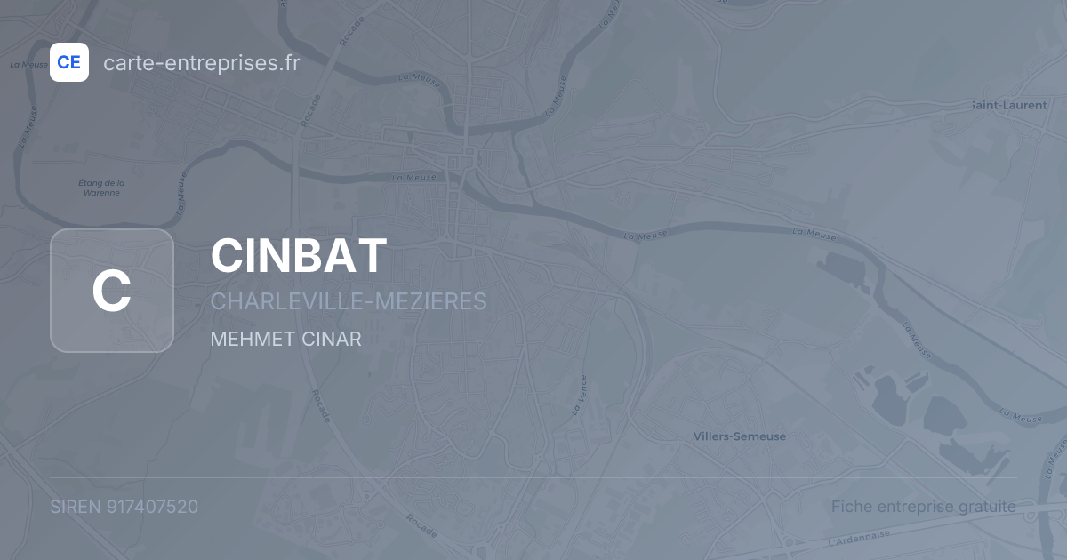 CINBAT — 917407520 — fiche entreprise