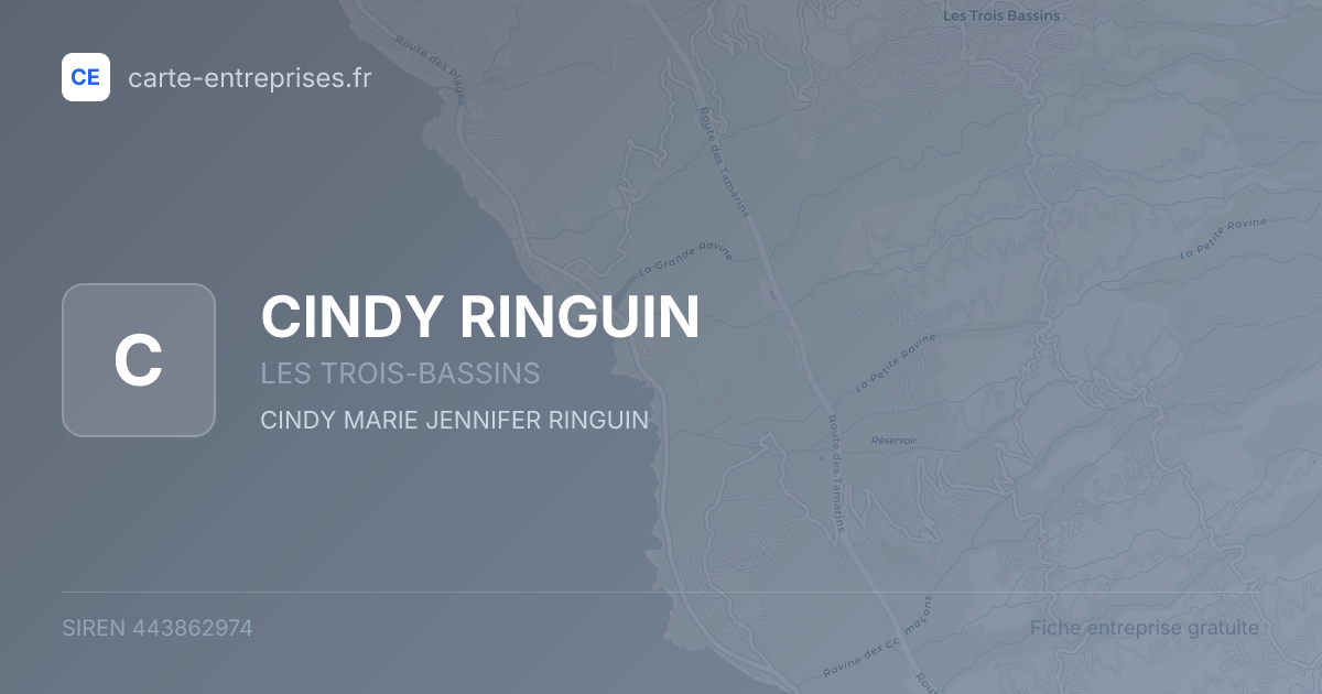 CINDY RINGUIN — 443862974 — fiche entreprise