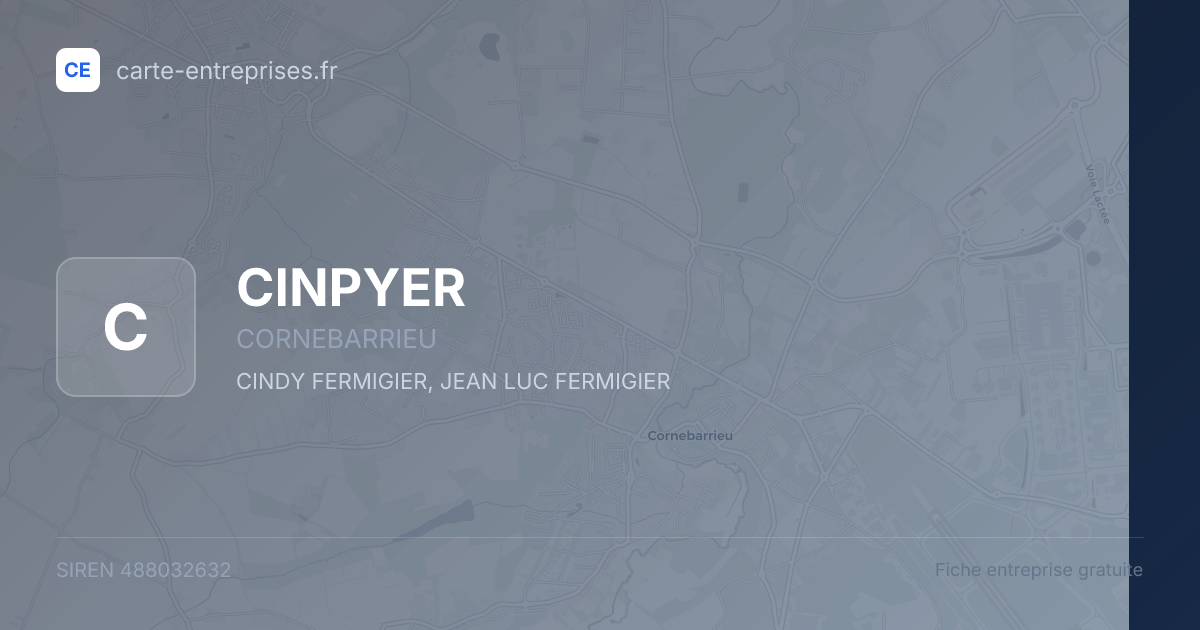 CINPYER — 488032632 — fiche entreprise