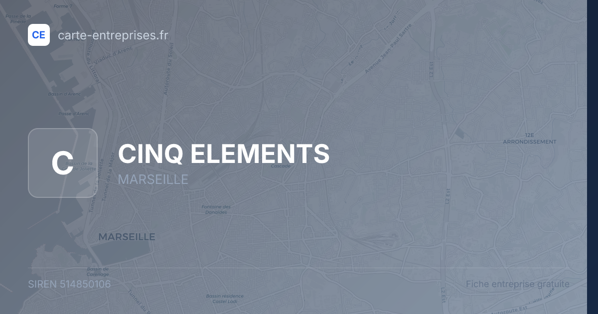CINQ ELEMENTS — 514850106 — fiche entreprise