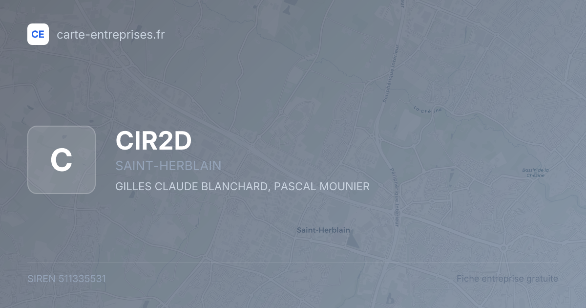 CIR2D — 511335531 — fiche entreprise