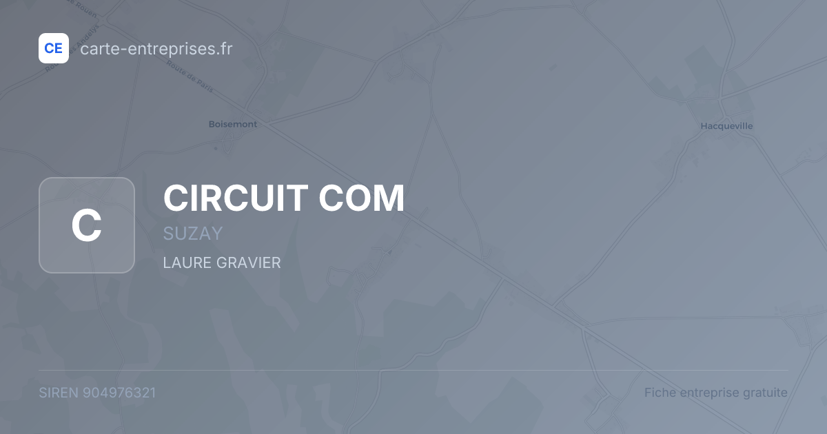 CIRCUIT COM — 904976321 — fiche entreprise