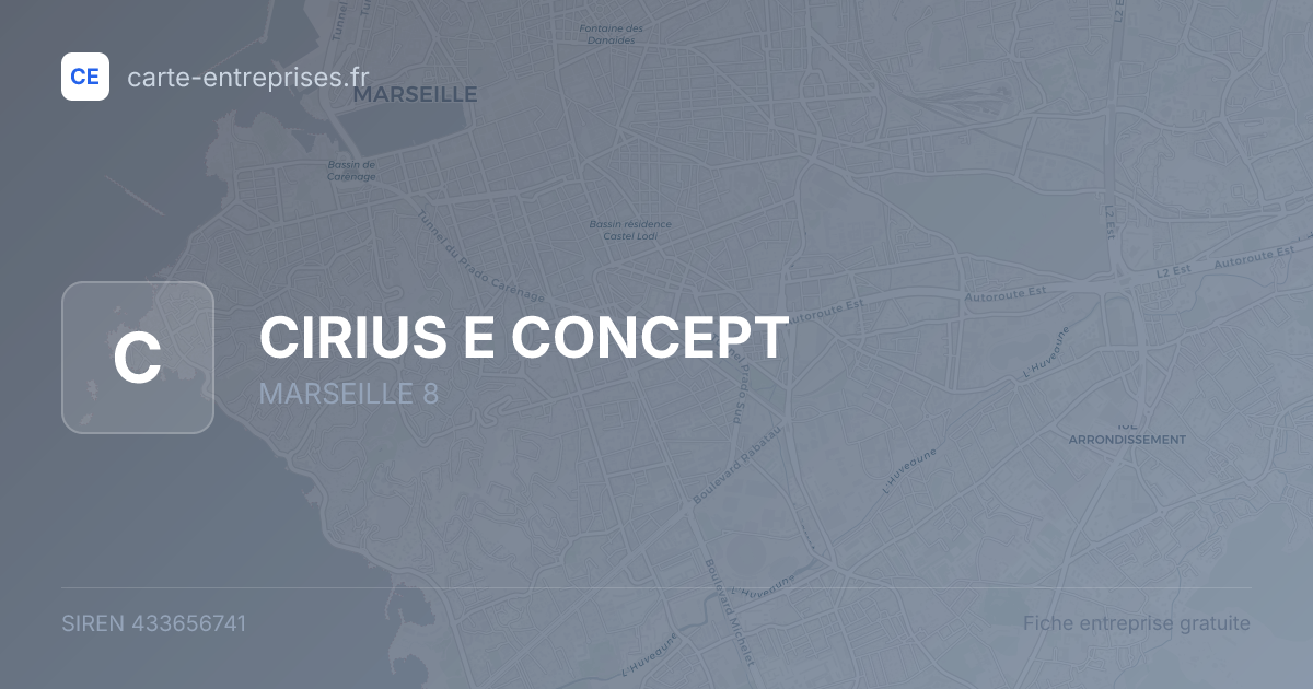 CIRIUS E CONCEPT — 433656741 — fiche entreprise